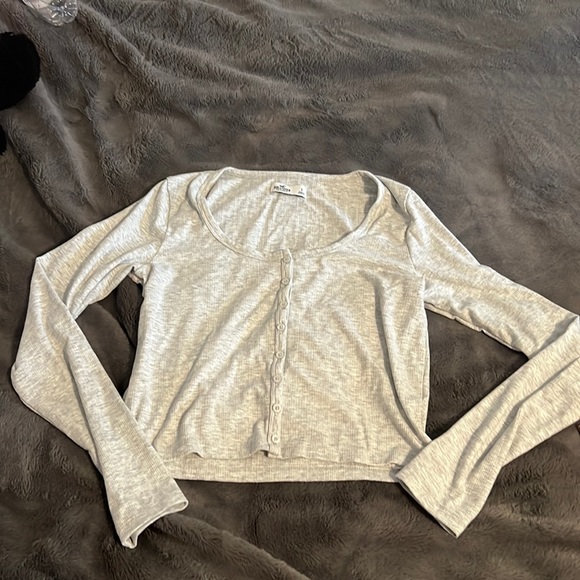Hollister Long Sleeve fitted shirt size large - Picture 1 of 1